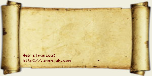 Isidor Palić vizit kartica